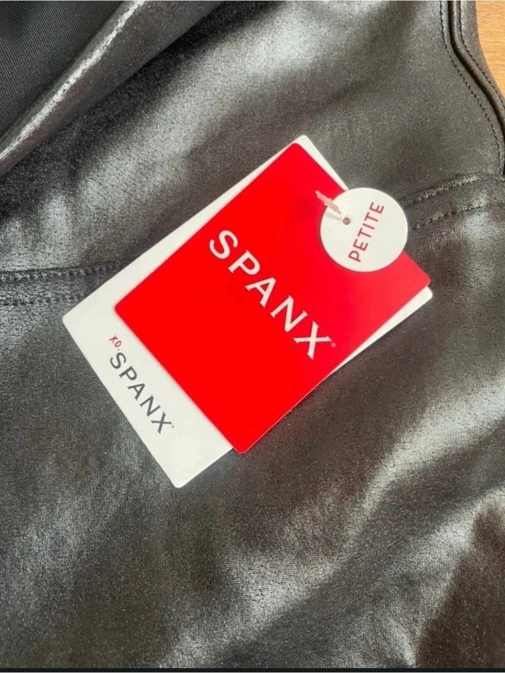 SPANX Black Shaping Jeggings with Sleek Finish